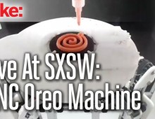 Live at SXSW: Oreo CNC Machine